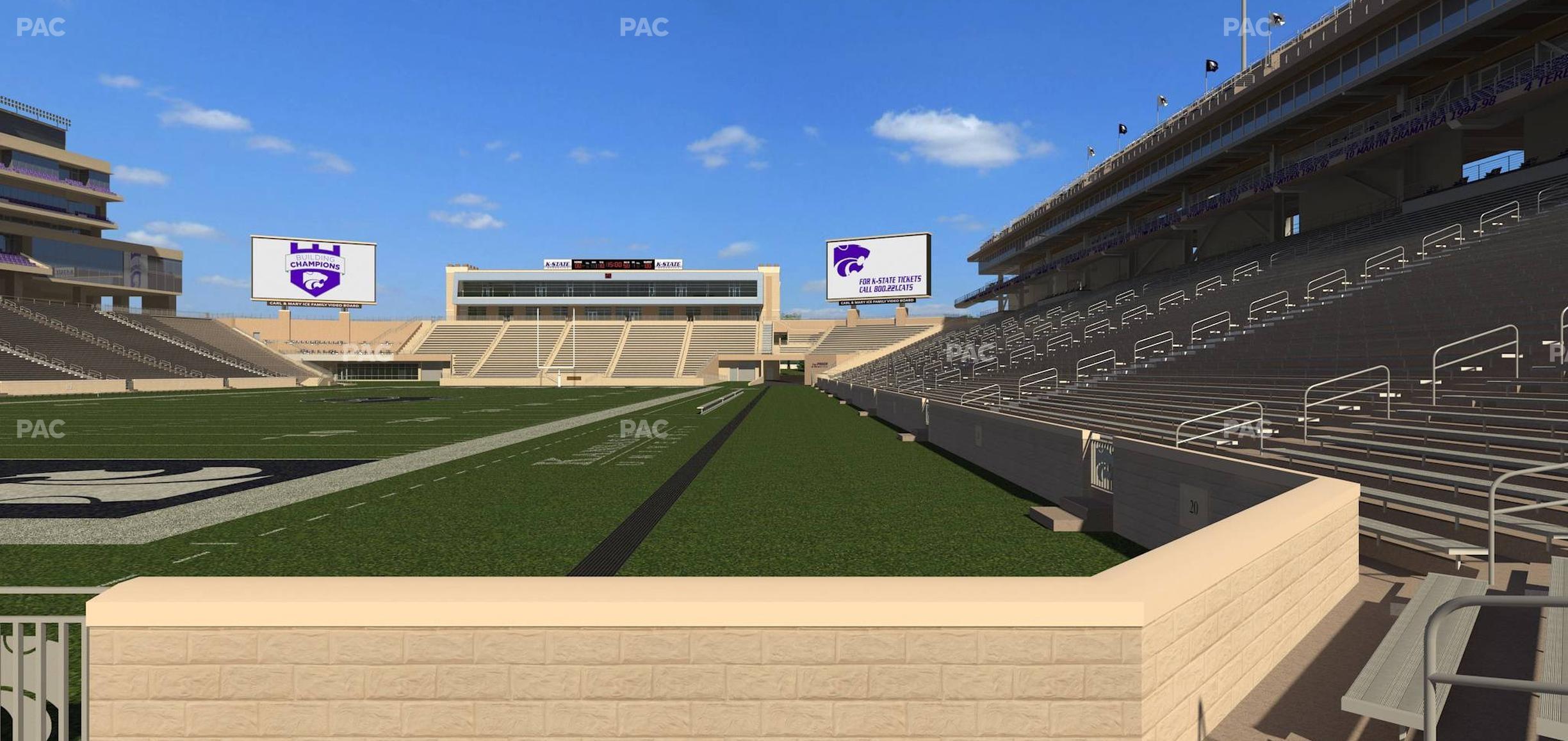 Seating view for Bill Snyder Family Stadium Section 17