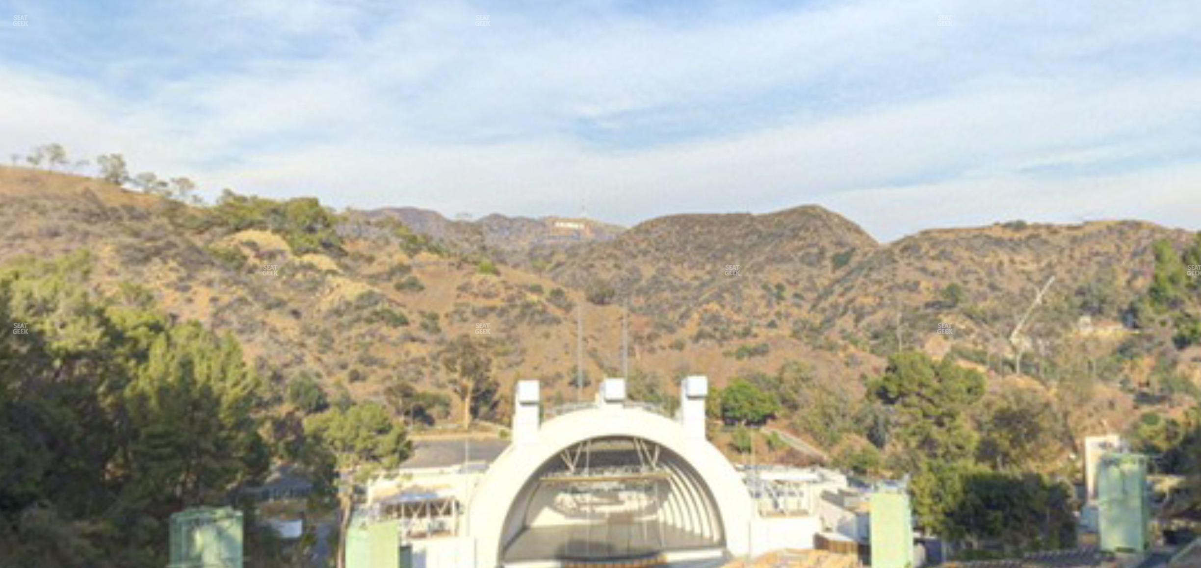 Seating view for Hollywood Bowl Section X 1