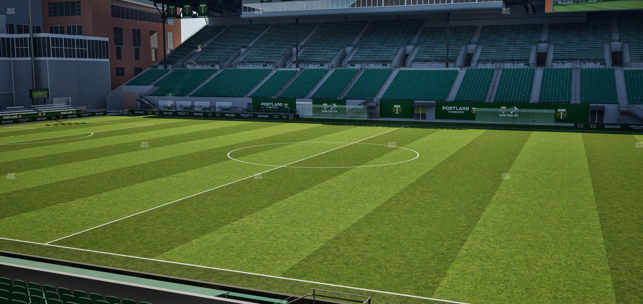 Seating view for Providence Park Section Club 5