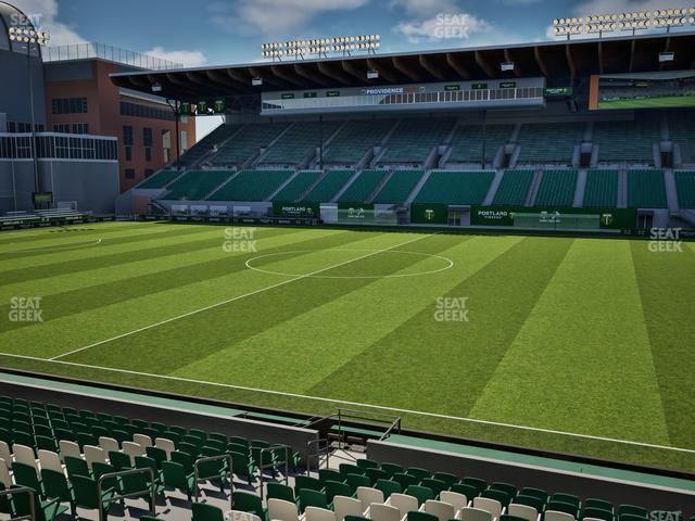 Seating view for Providence Park Section Club 5