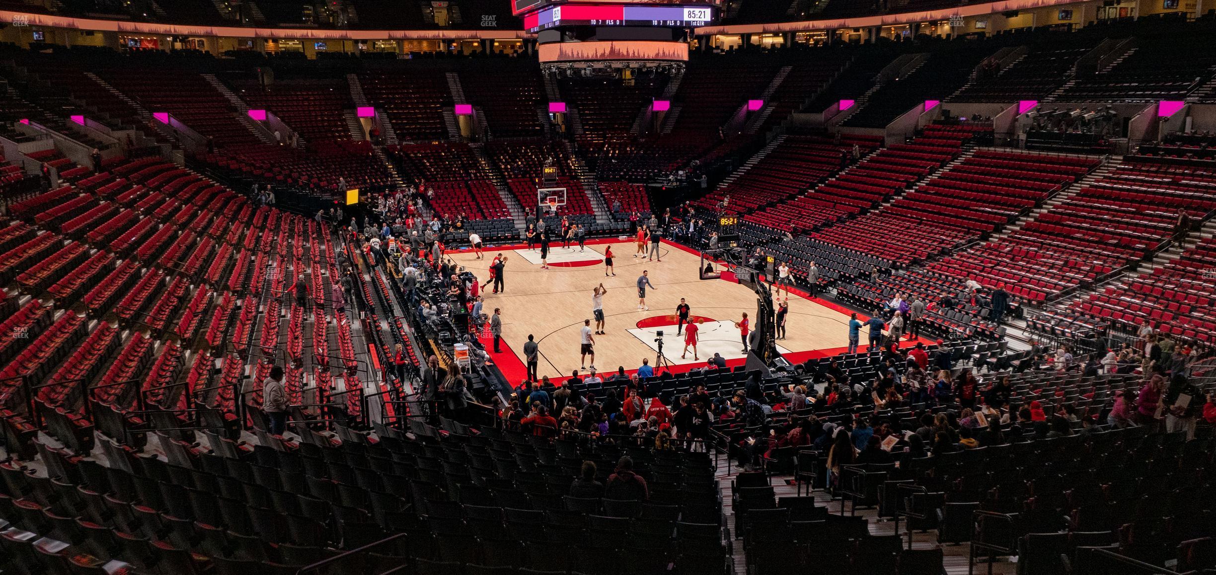 Seating view for Moda Center Section 225