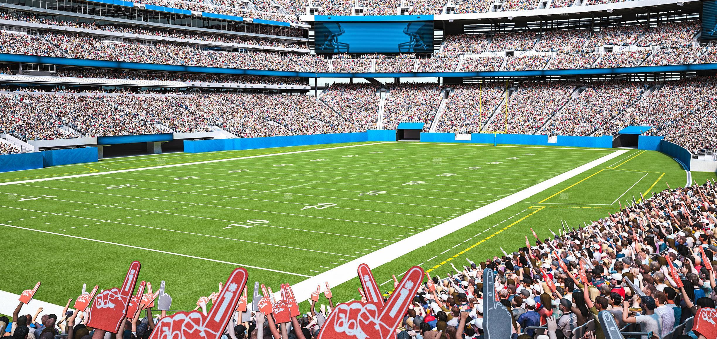 Seating view for MetLife Stadium Section 121