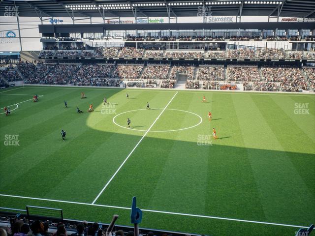 Seating view for Allianz Field Section 112