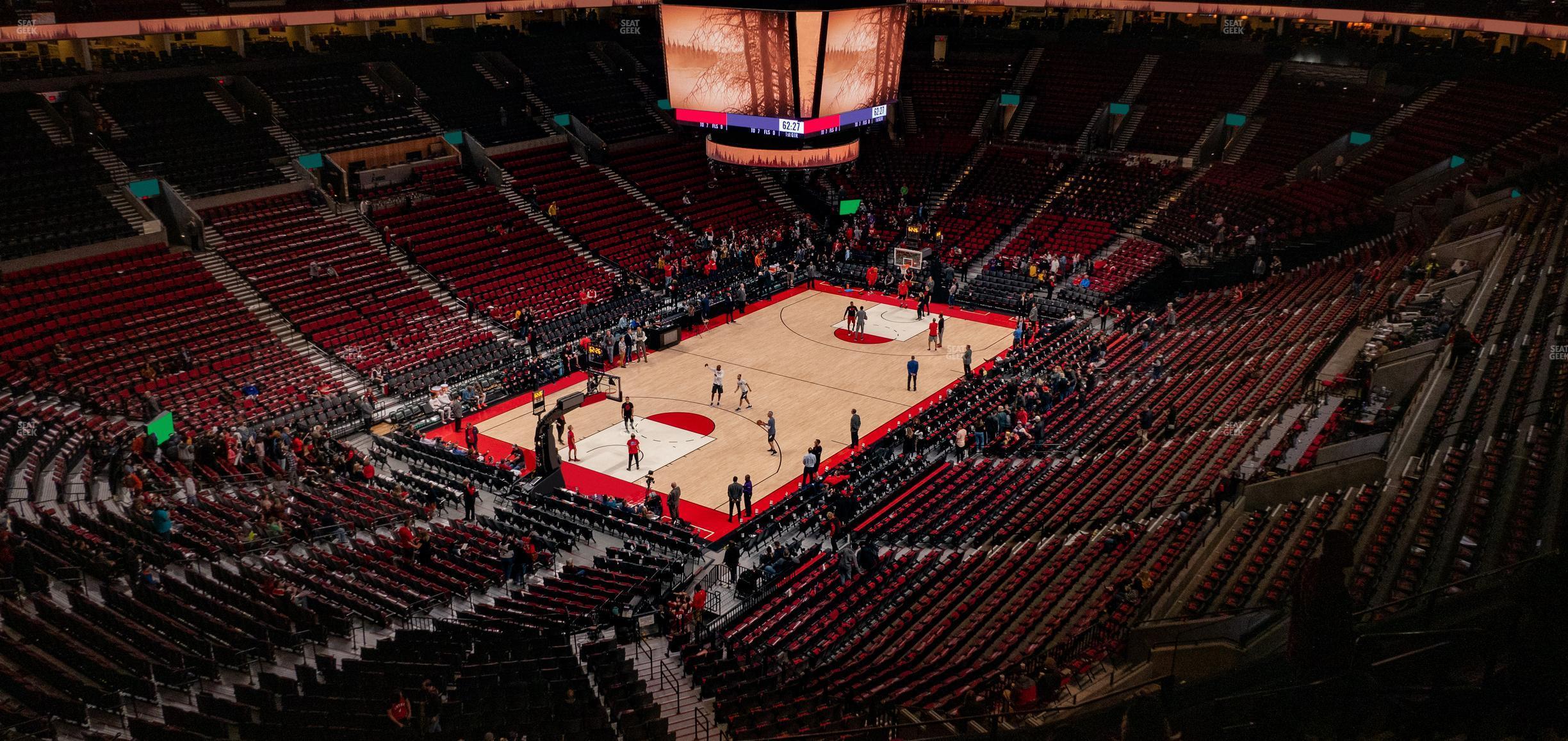 Seating view for Moda Center Section 323