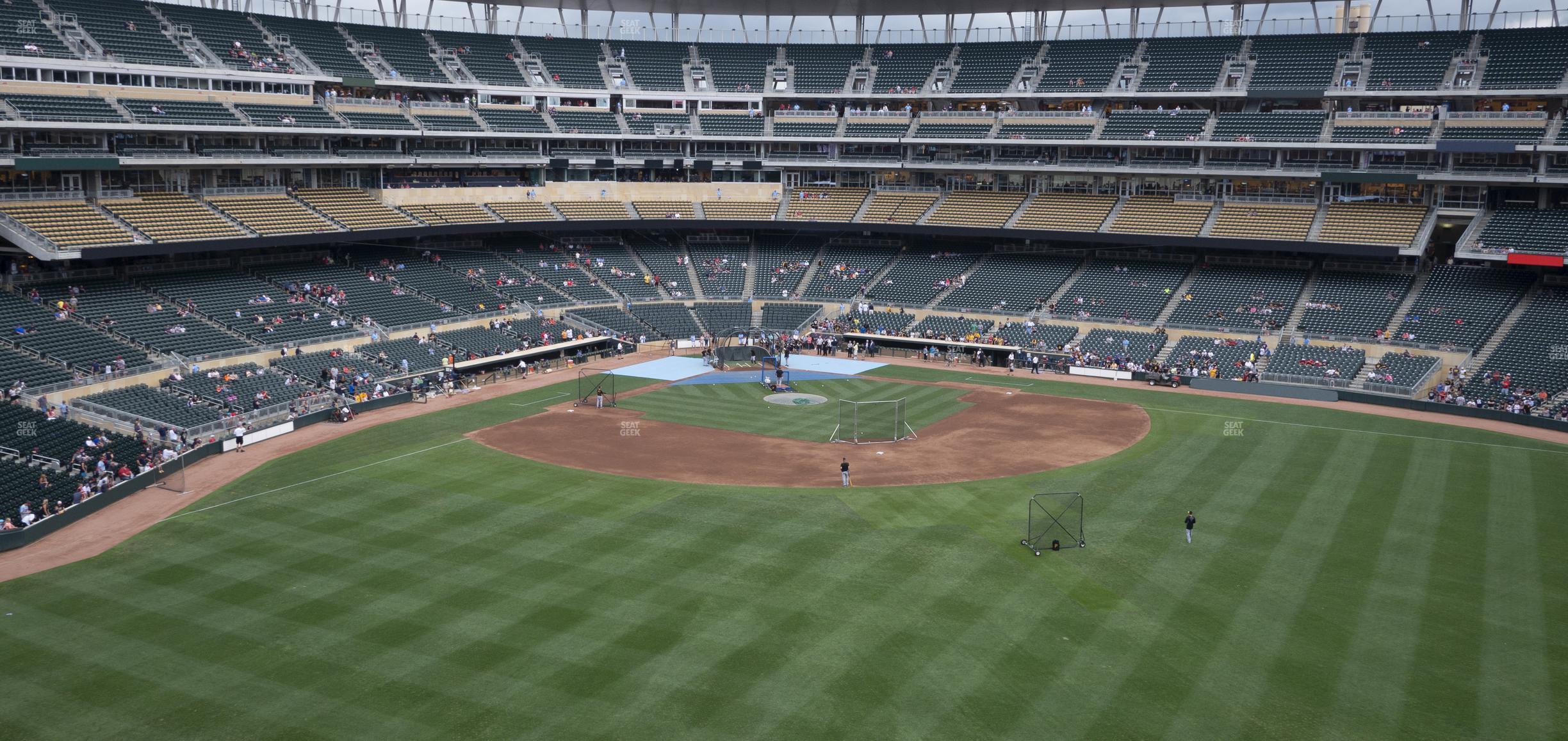 Seating view for Target Field Section 238