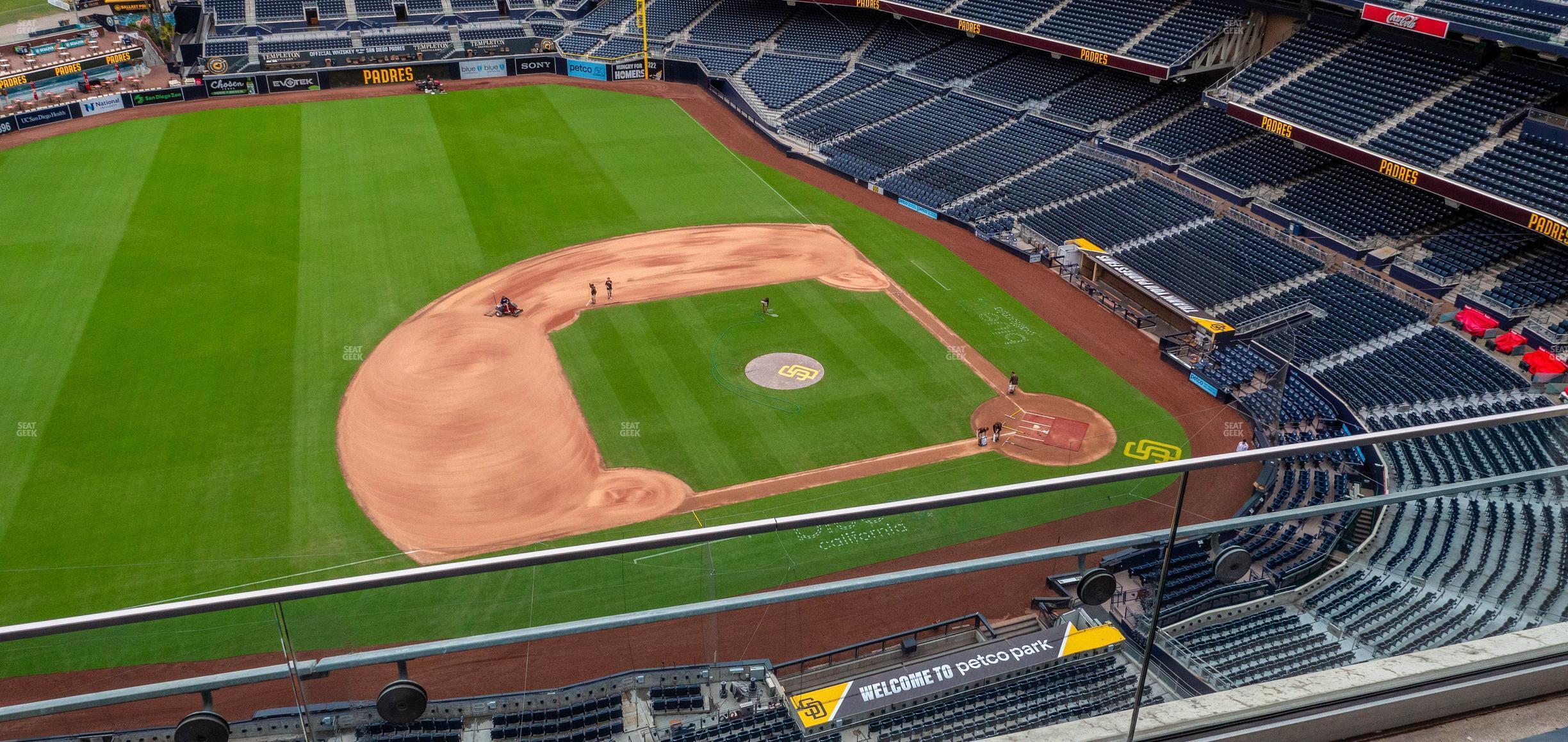 Seating view for Petco Park Section Tower Loft Suite 6