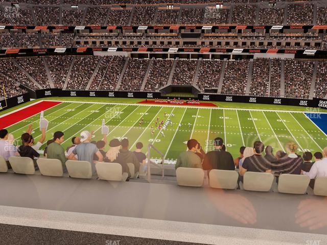 Seating view for Allegiant Stadium Section East Suite 2016