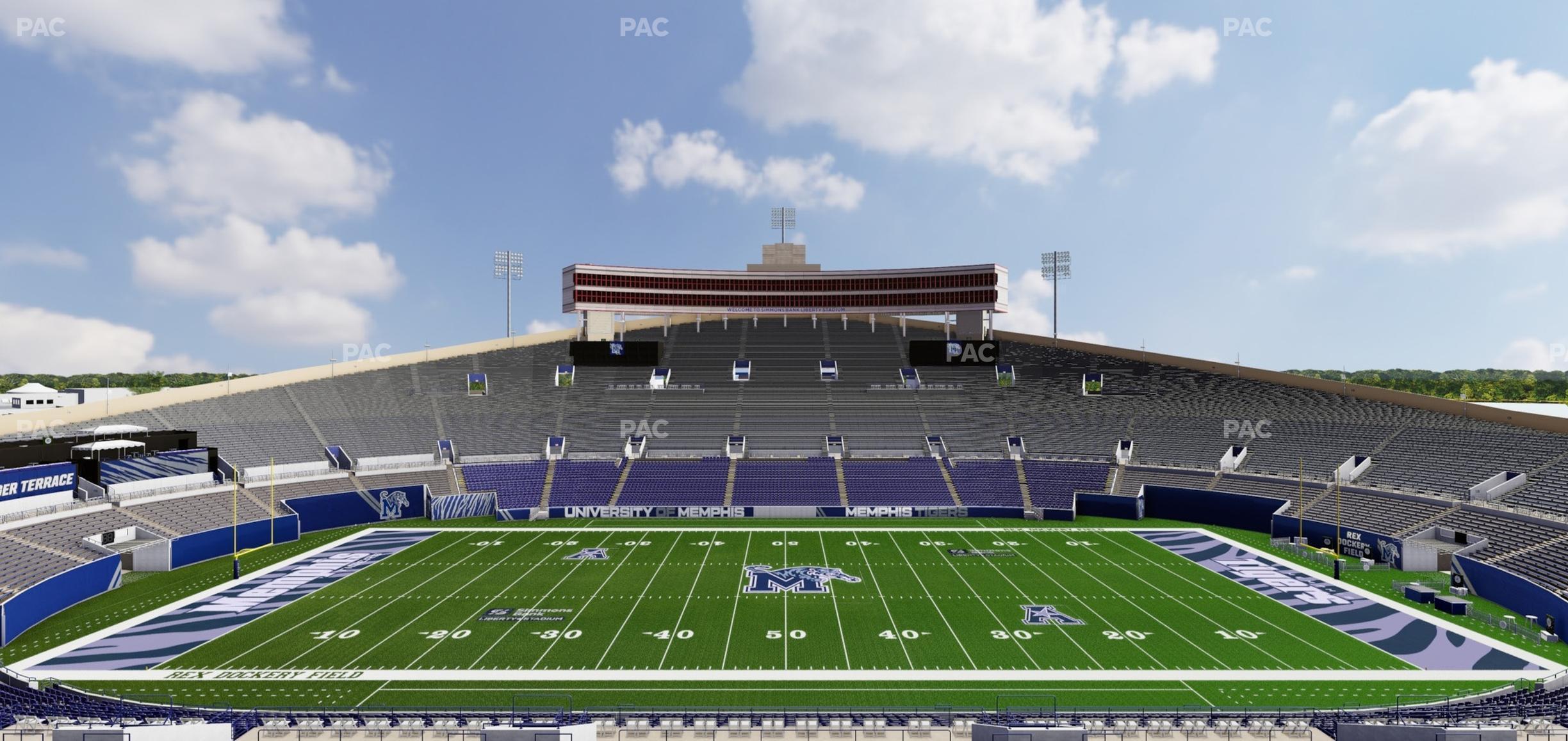 Seating view for Simmons Bank Liberty Stadium Section Box 104