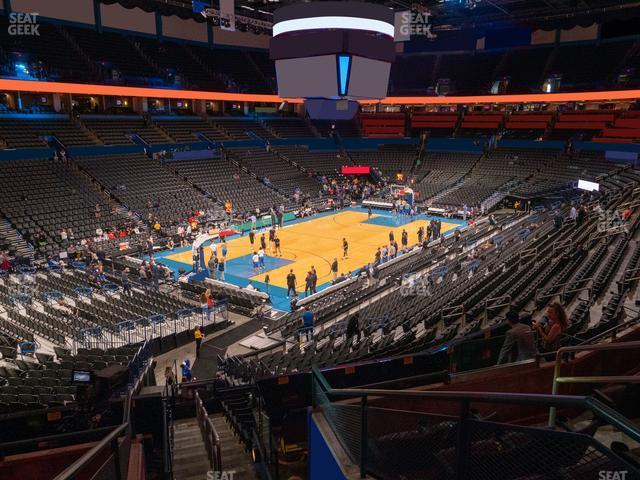 Seating view for Paycom Center Section 212