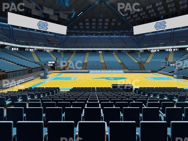 Seating view for Dean Smith Center Section 125