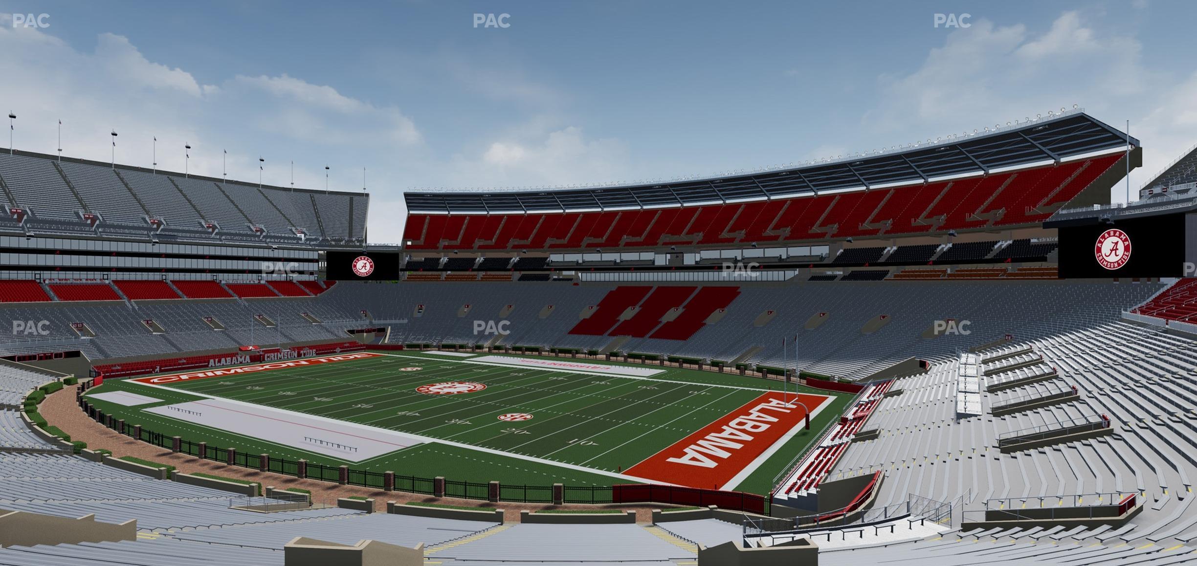 Seating view for Bryant Denny Stadium Section Mm