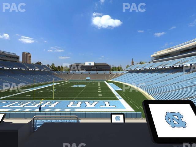 Seating view for Kenan Memorial Stadium Section 136