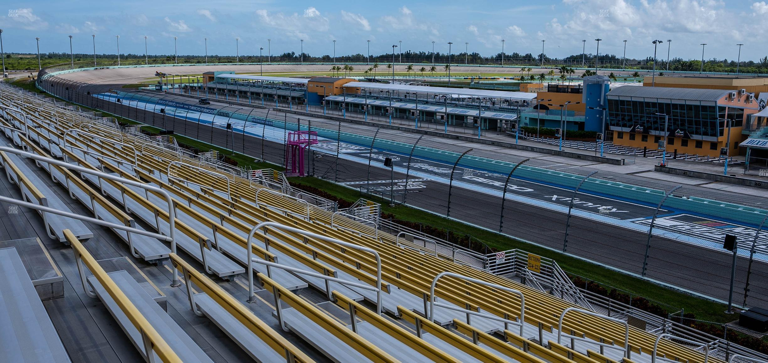 Seating view for Homestead-Miami Speedway Section 222