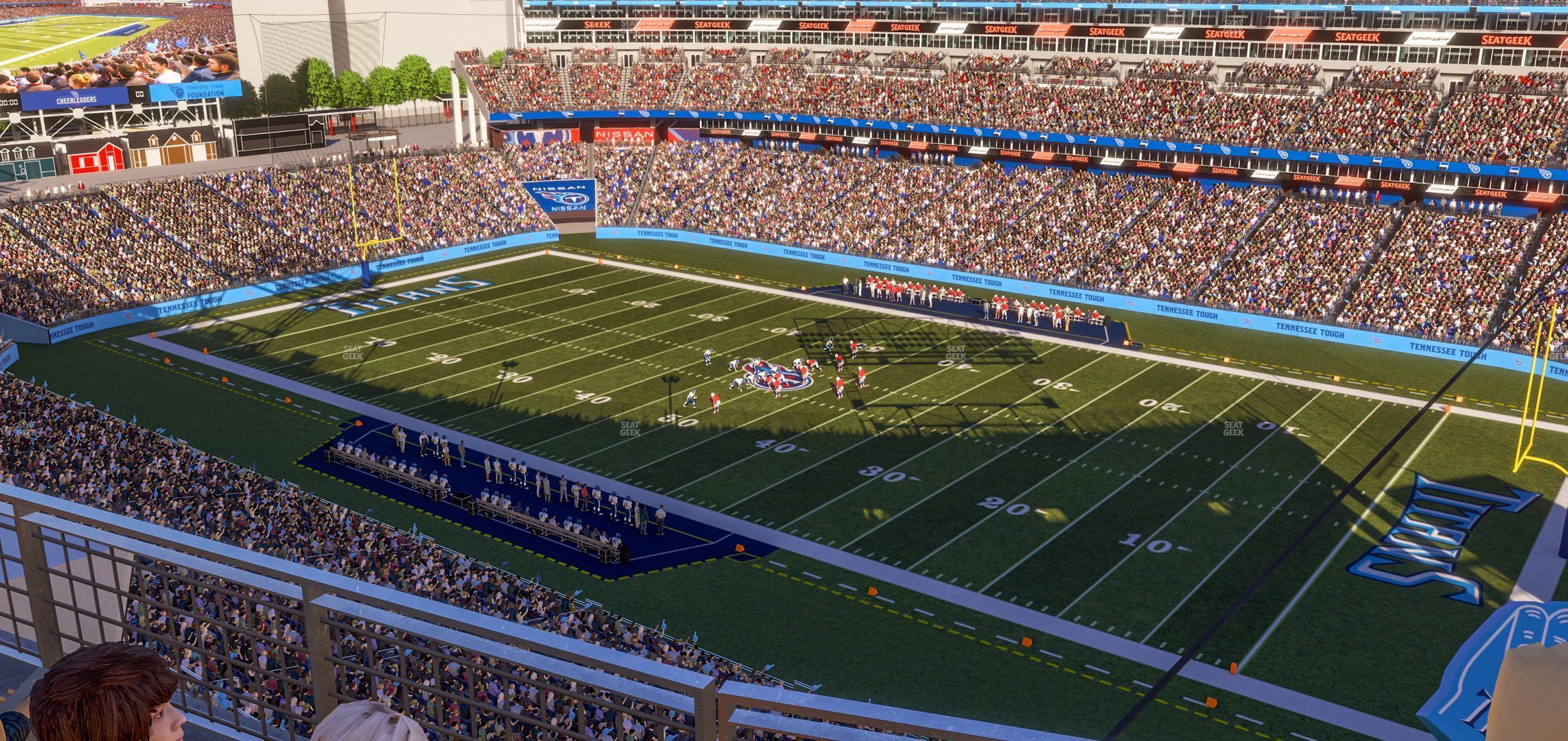 Seating view for Nissan Stadium Section Loge 330