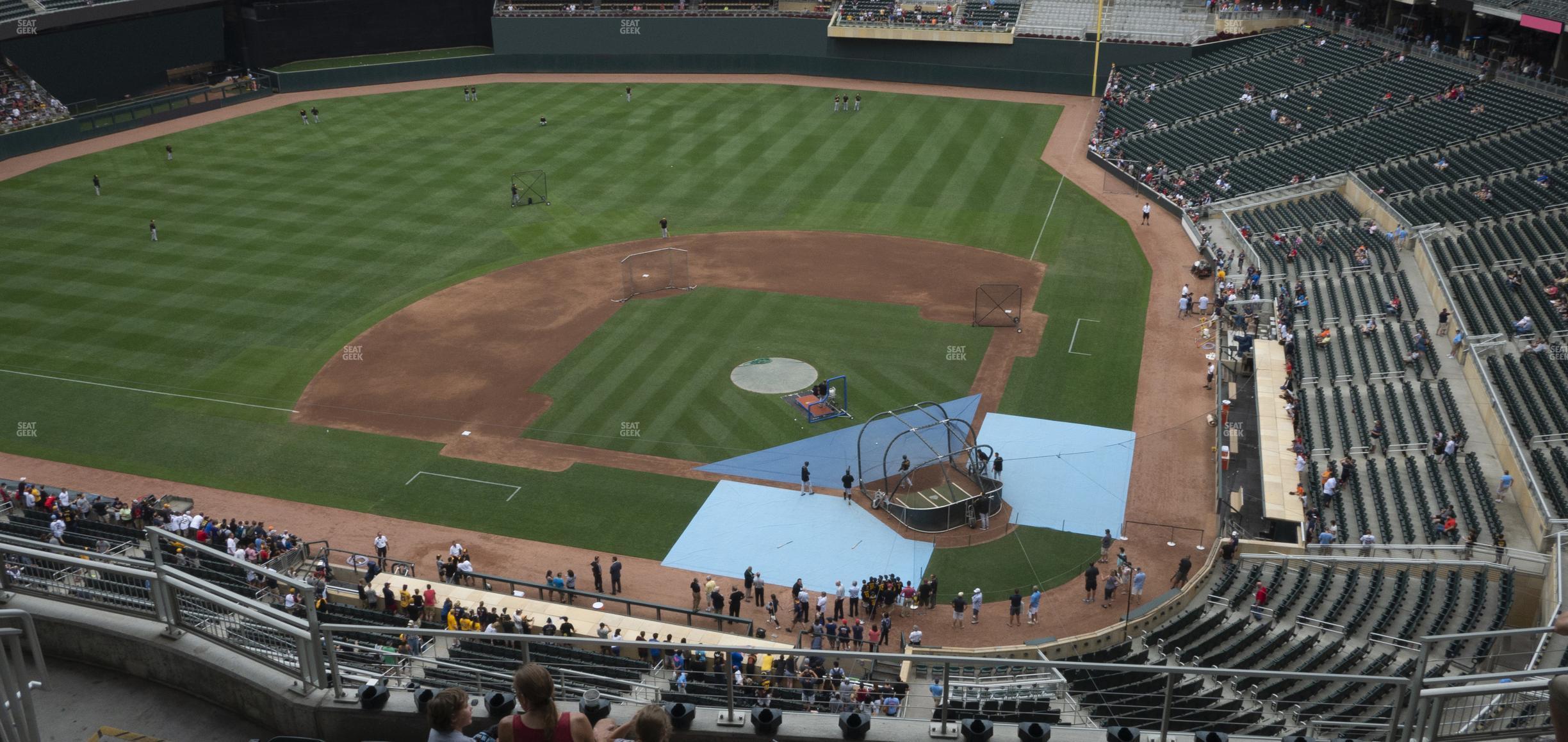 Seating view for Target Field Section 318