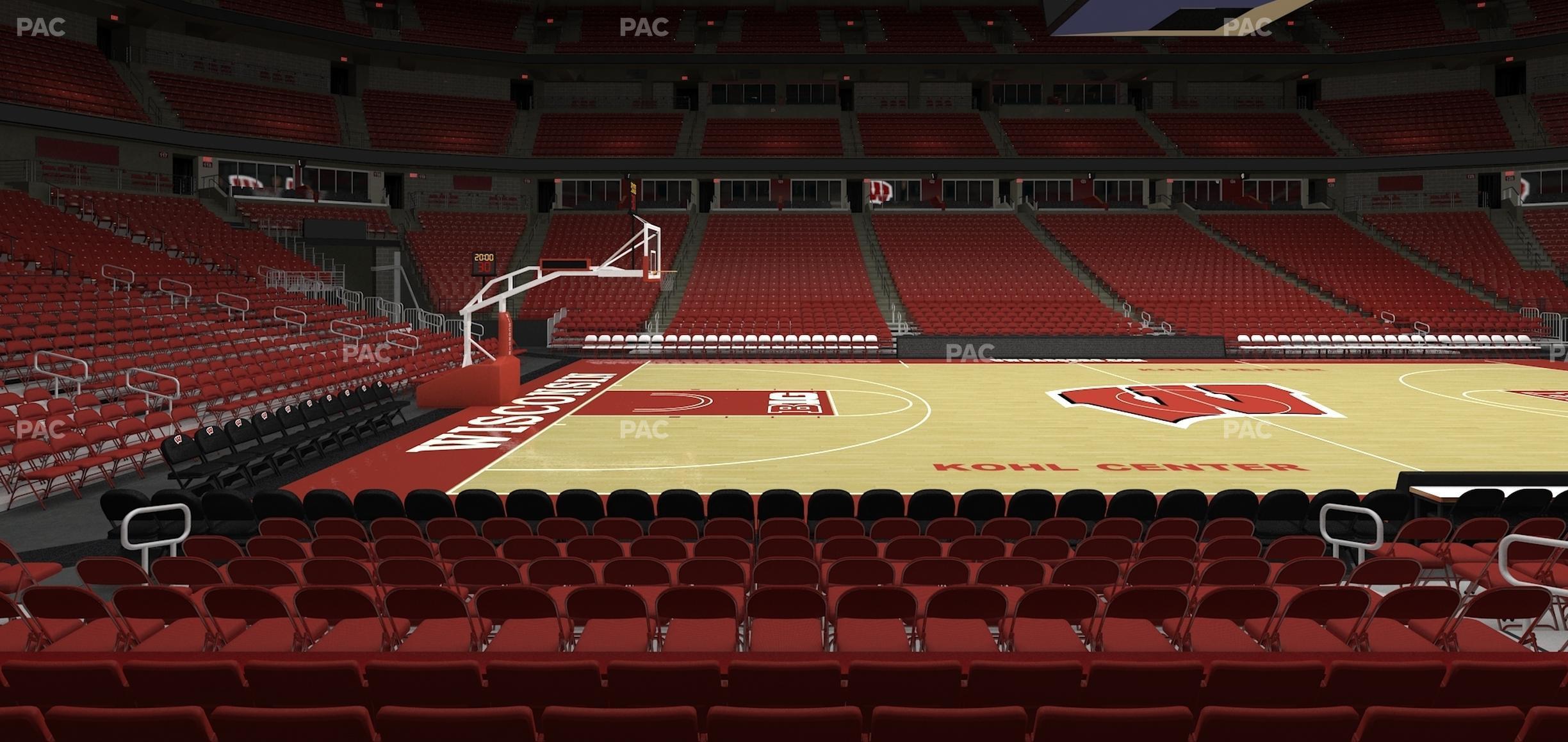 Seating view for Kohl Center Section 109