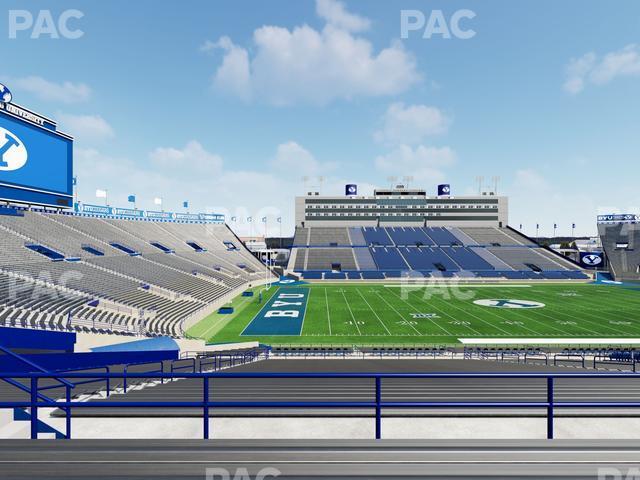 Seating view for LaVell Edwards Stadium Section 136