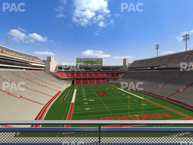 Seating view for Razorback Stadium Section Suite 32