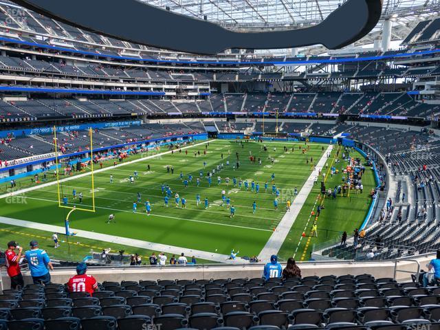 Seating view for SoFi Stadium Section 210