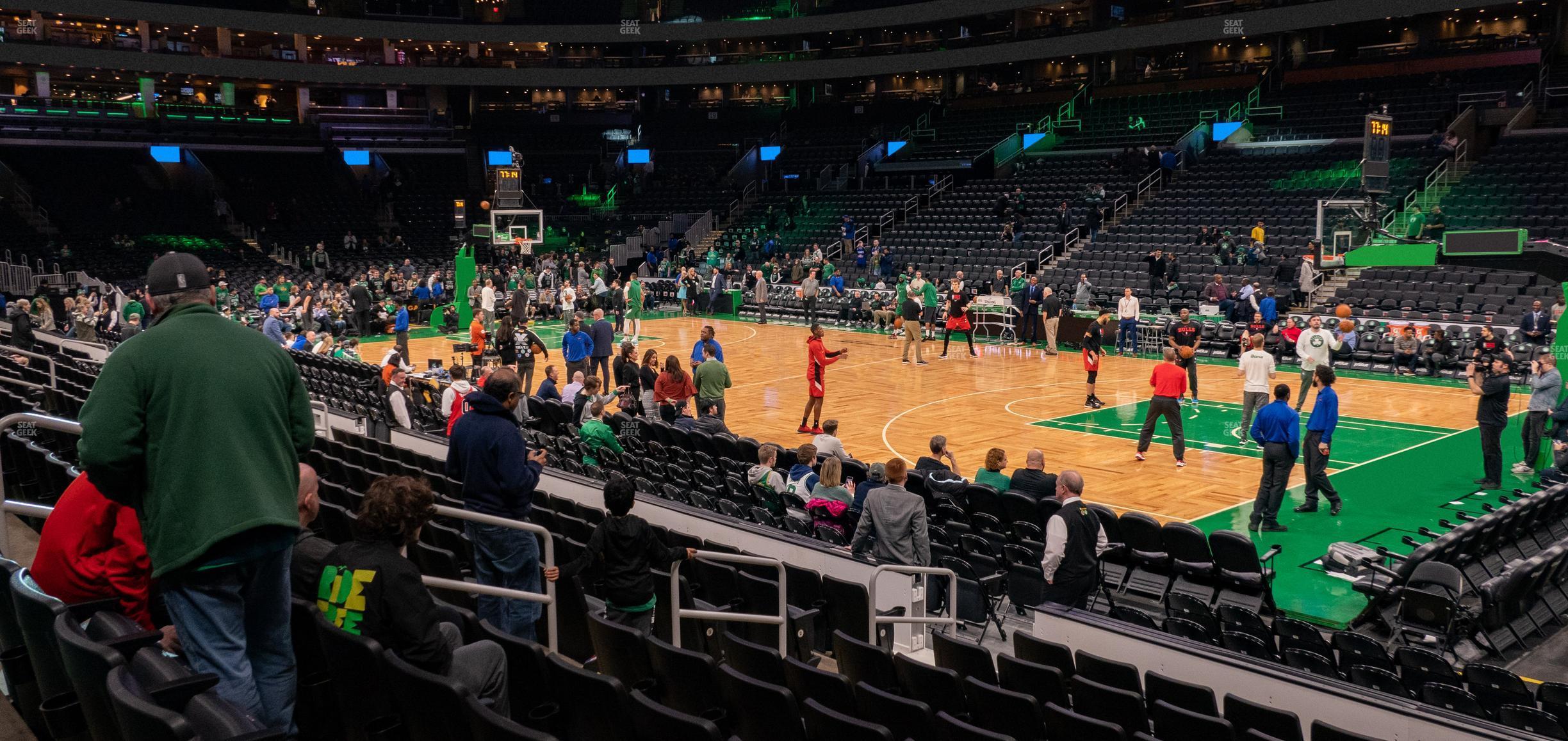 Seating view for TD Garden Section Loge 10