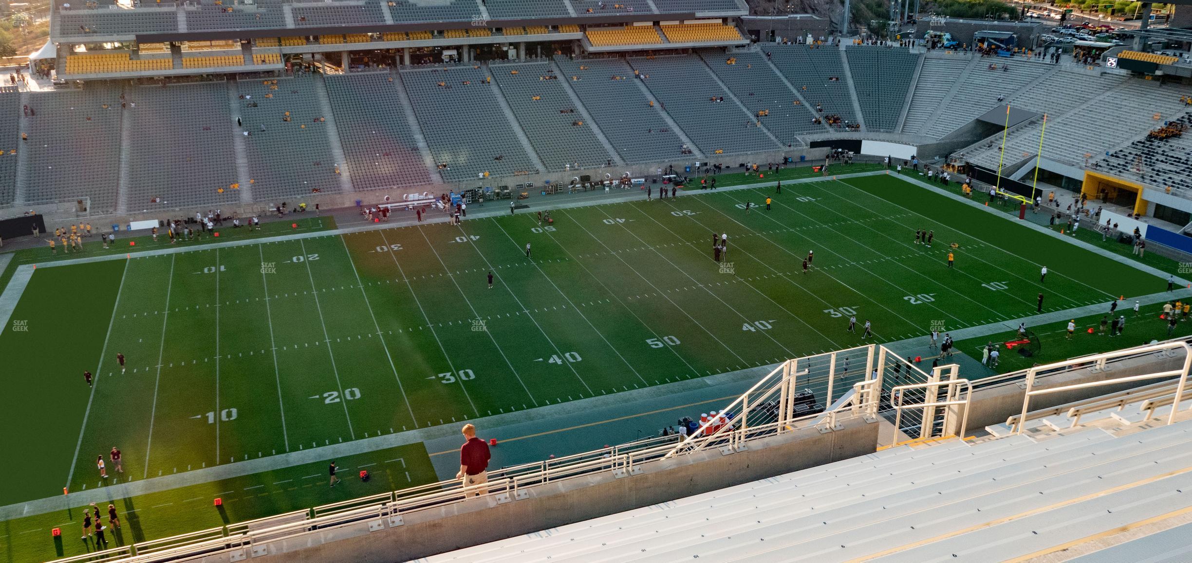 Seating view for Mountain America Stadium Section 315