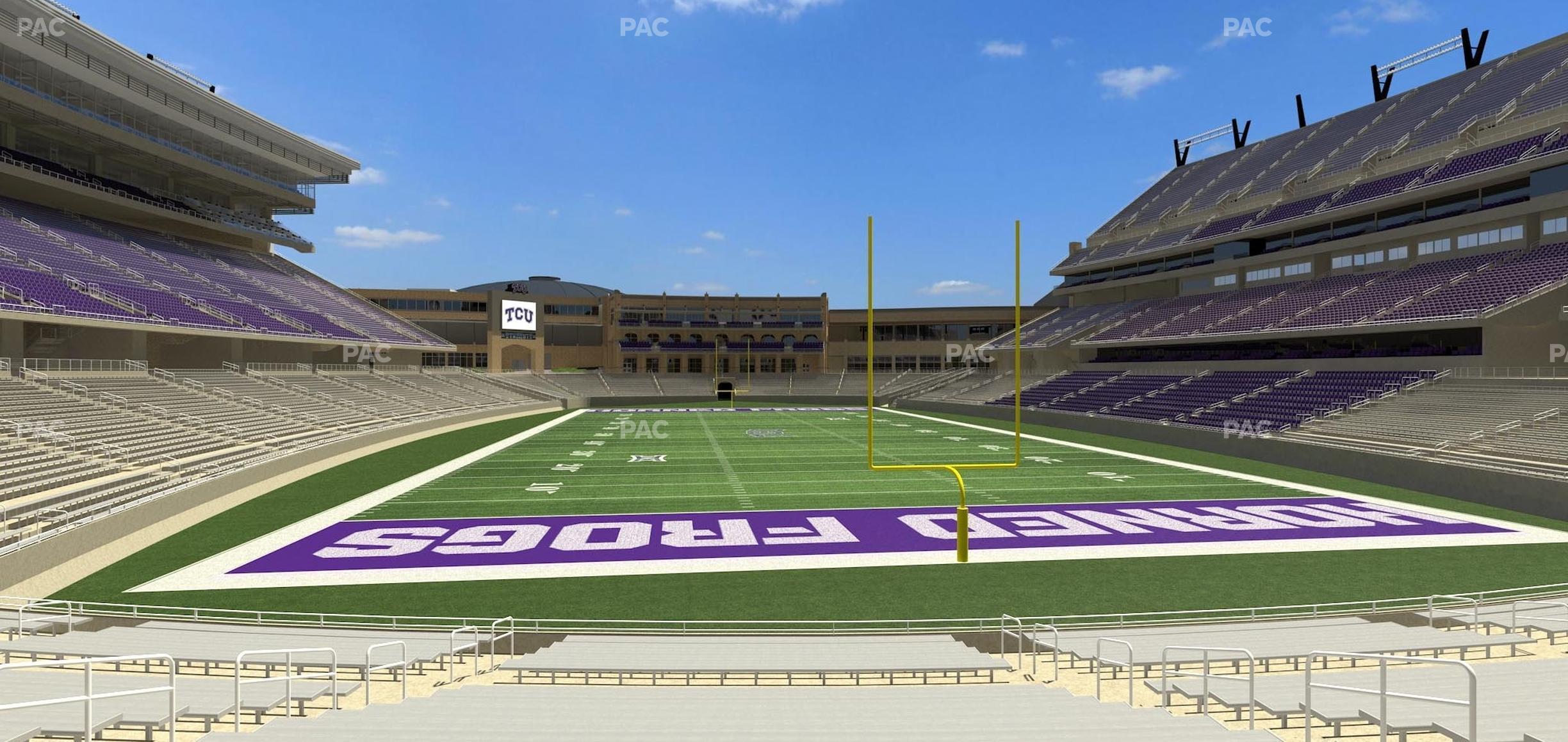 Seating view for Amon G. Carter Stadium Section 116