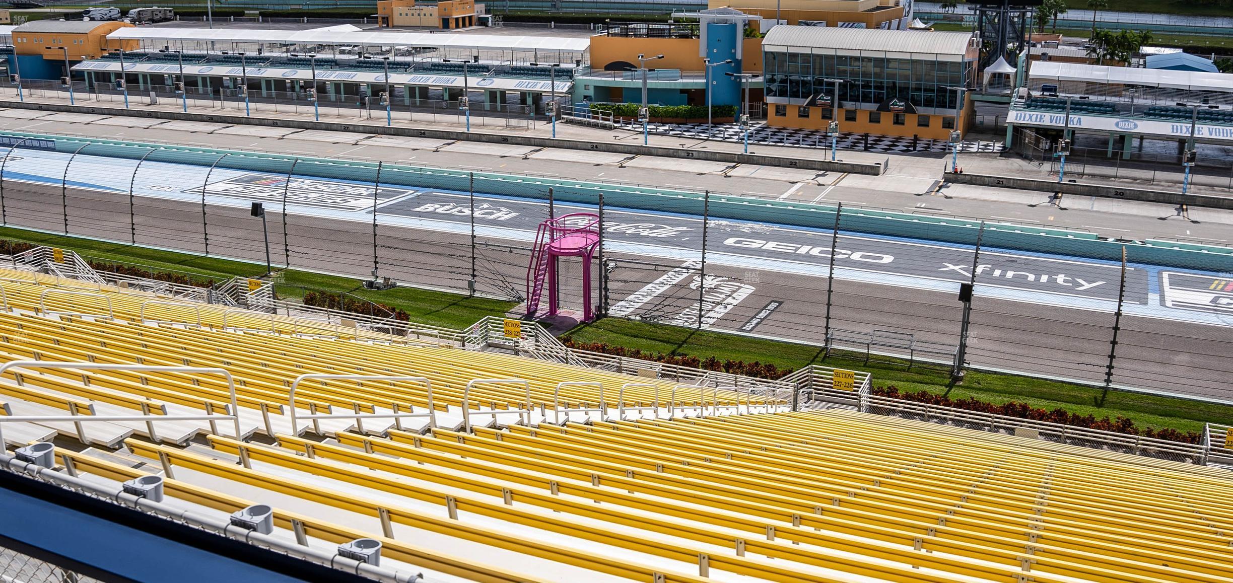 Seating view for Homestead-Miami Speedway Section Speedway Club 326