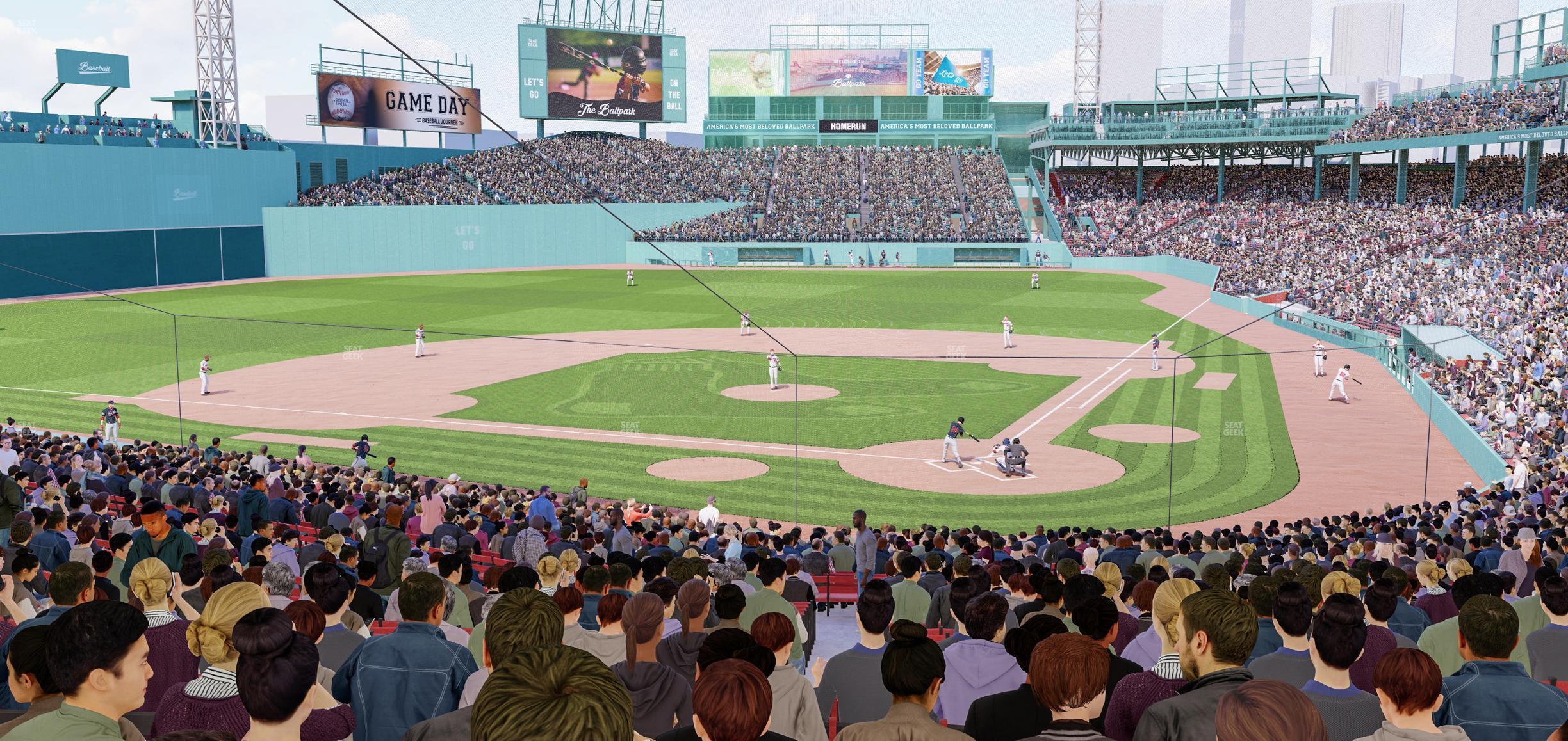 Seating view for Fenway Park Section Grandstand 23