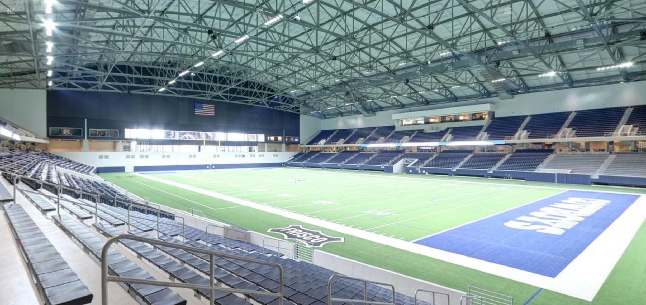 Seating view for Ford Center Section Bleachers 120