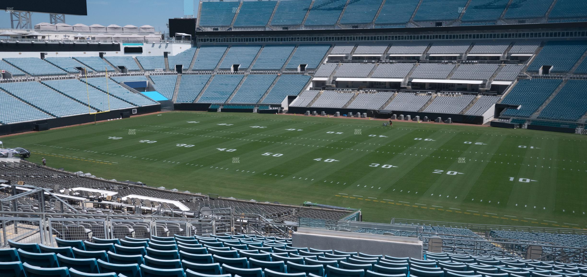 Seating view for EverBank Stadium Section 206