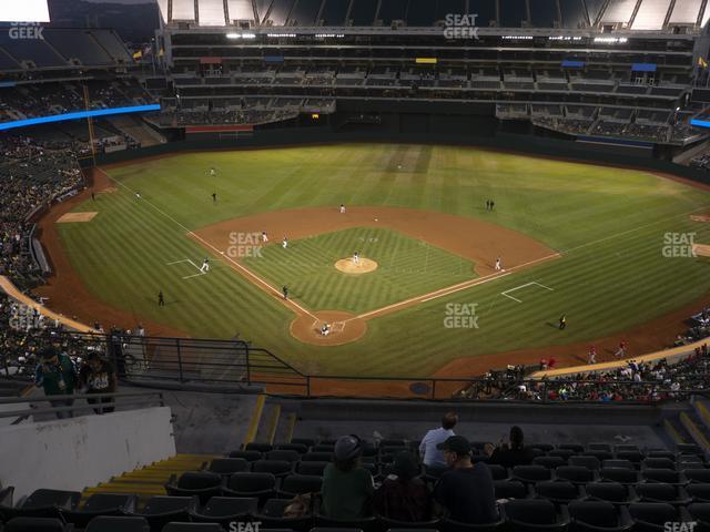 Seating view for Oakland Coliseum Section 316