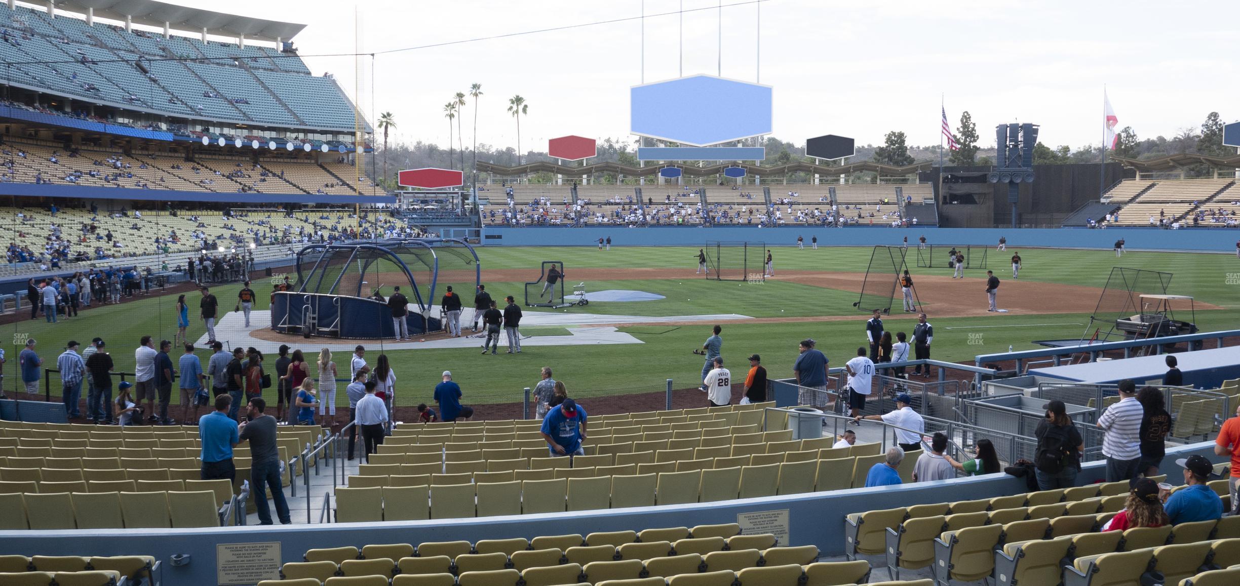 Seating view for Dodger Stadium Section 10 Fd