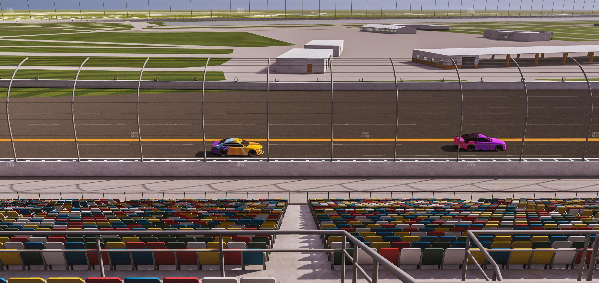 Seating view for Daytona International Speedway Section Back 109