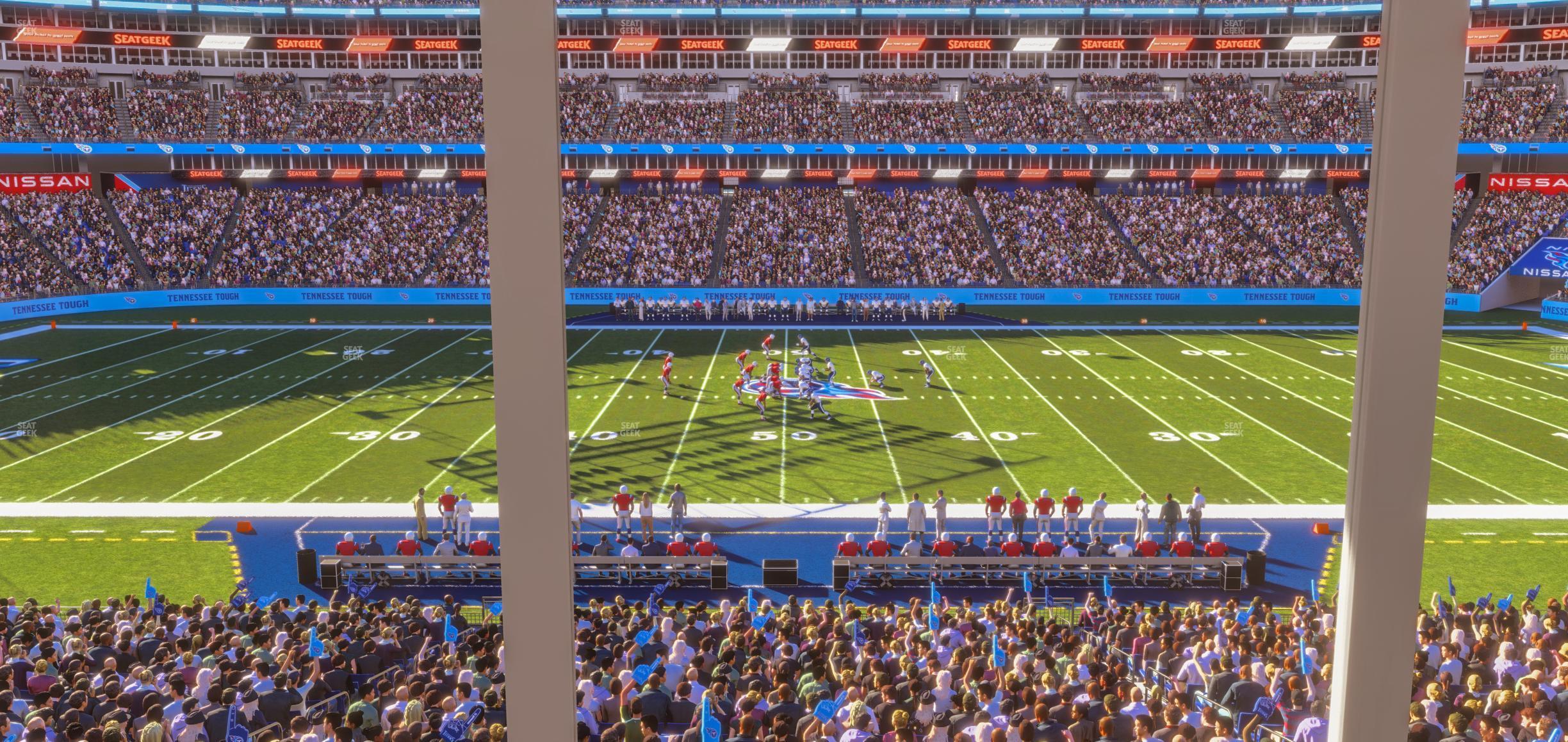 Seating view for Nissan Stadium Section Suite 12 E