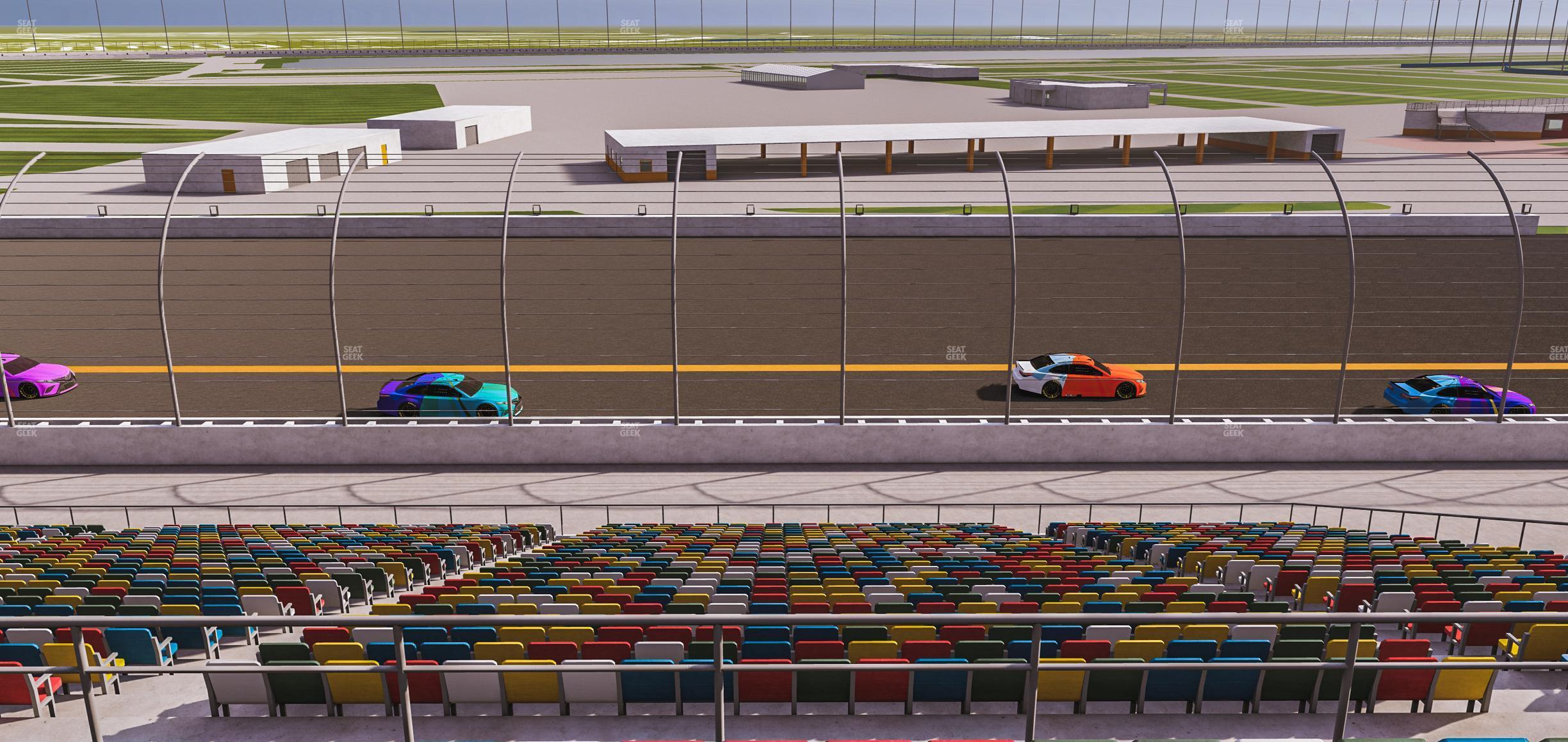 Seating view for Daytona International Speedway Section Back 114