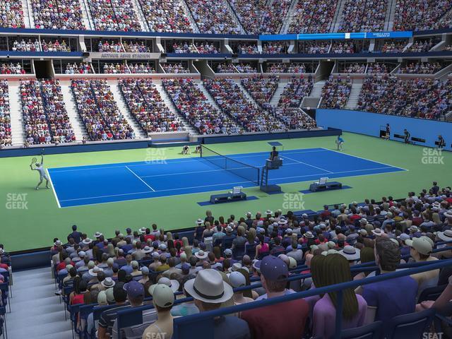 Seating view for Arthur Ashe Stadium Section Suite 132