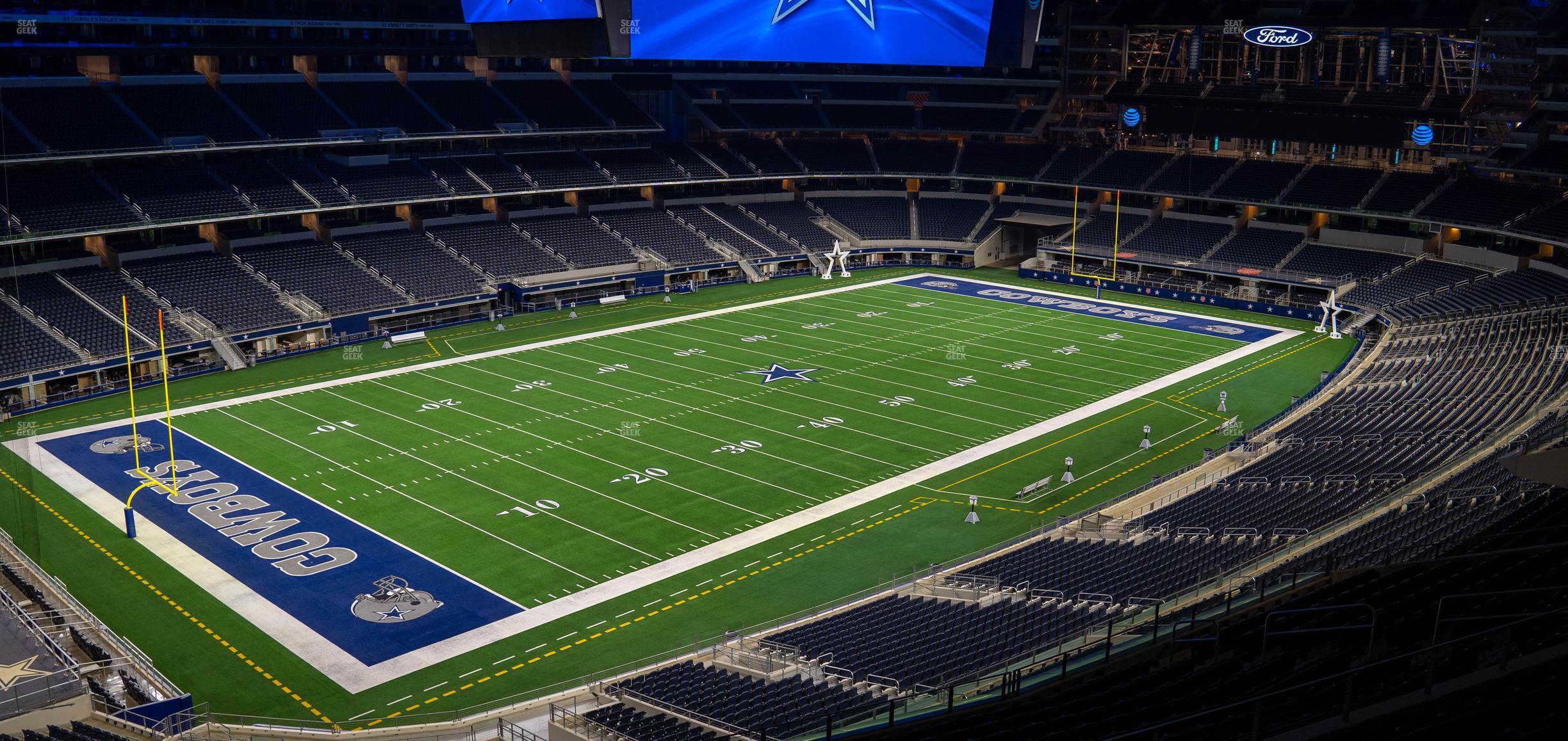 Seating view for AT&T Stadium Section Silver Suite 458