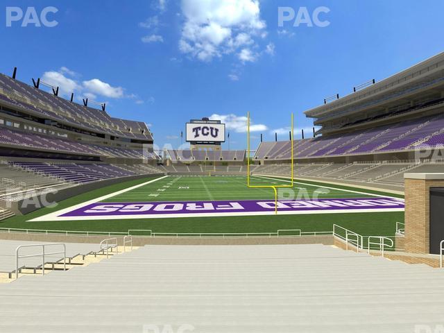 Seating view for Amon G Carter Stadium Section 134