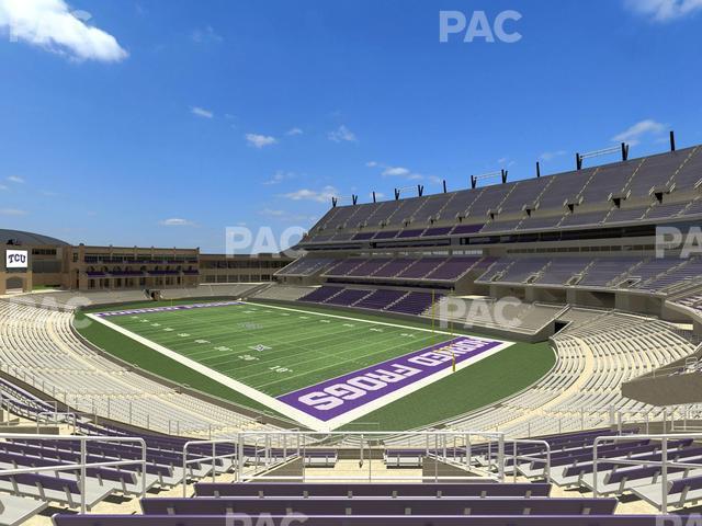 Seating view for Amon G Carter Stadium Section 227