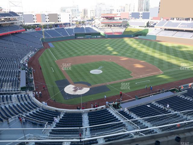 Seating view for Nationals Park Section 316