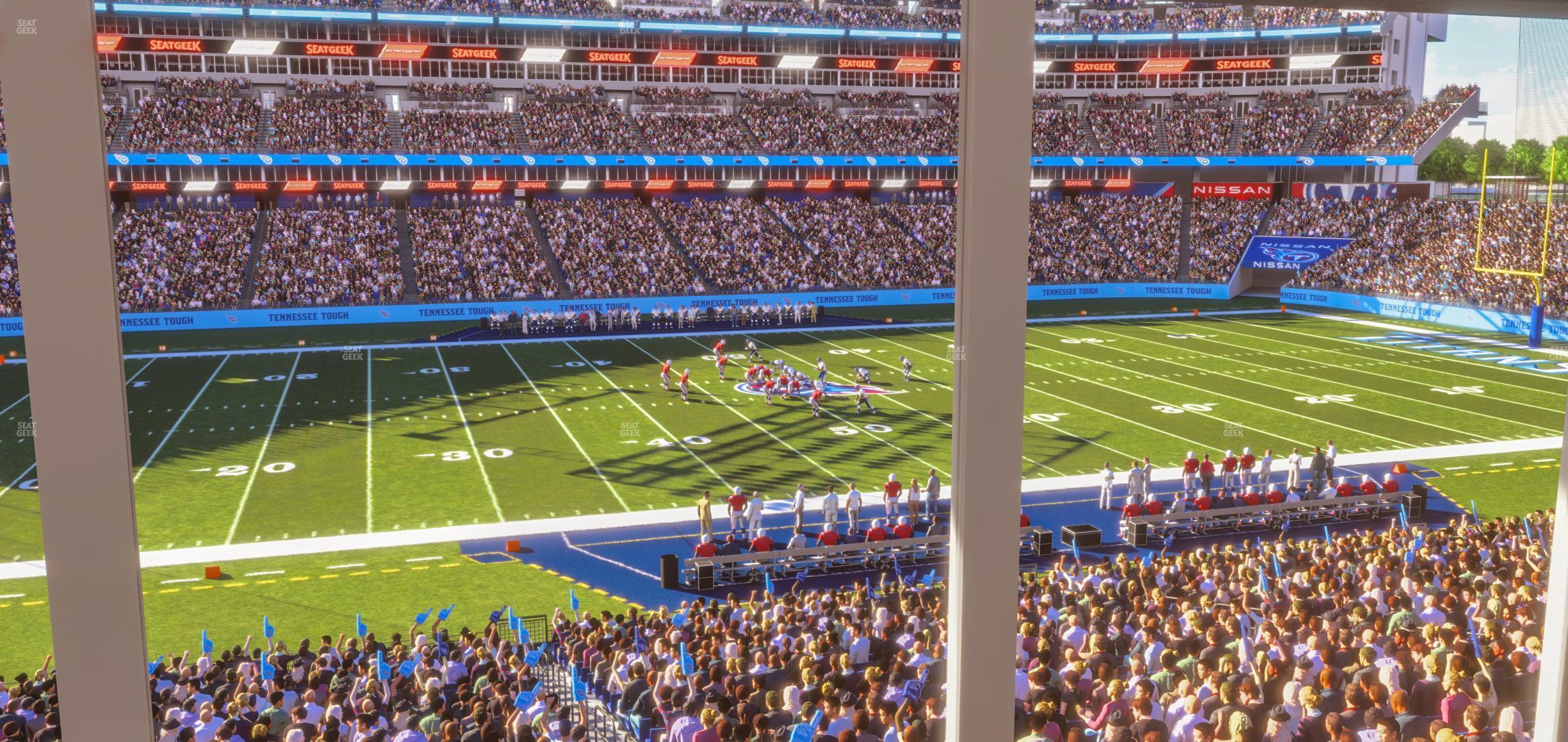 Seating view for Nissan Stadium Section Suite 15 E