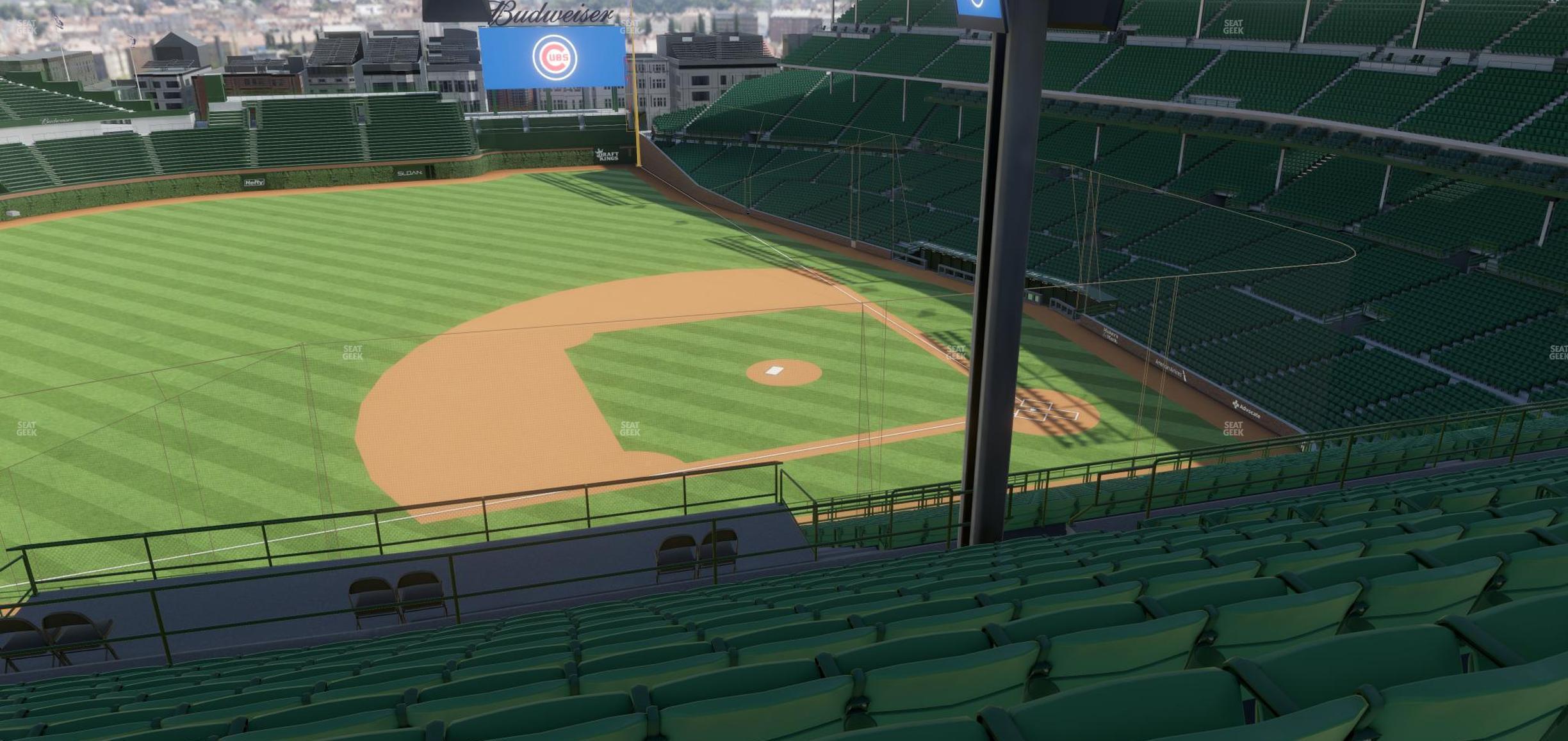 Seating view for Wrigley Field Section 410 Left