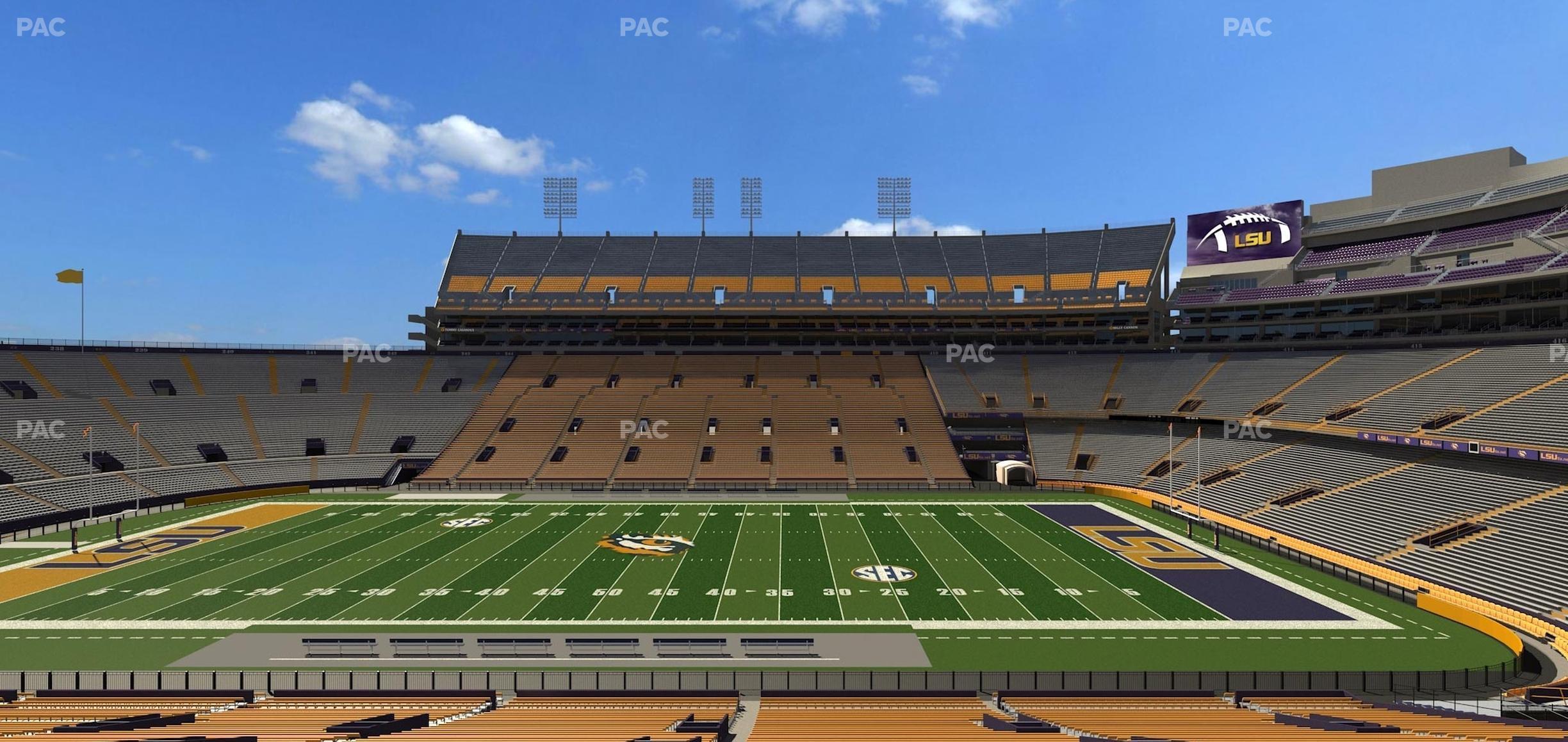 Seating view for Tiger Stadium Section 102