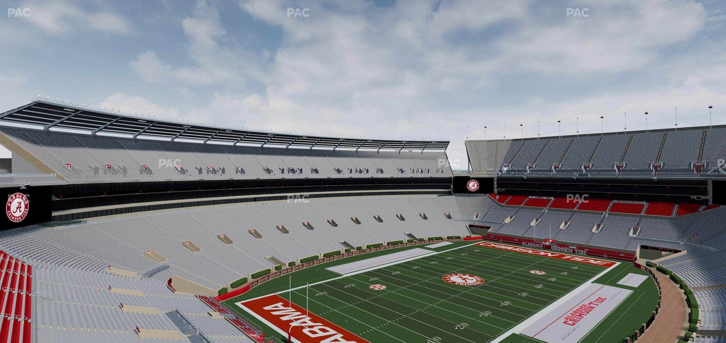 Seating view for Bryant Denny Stadium Section Nn 1