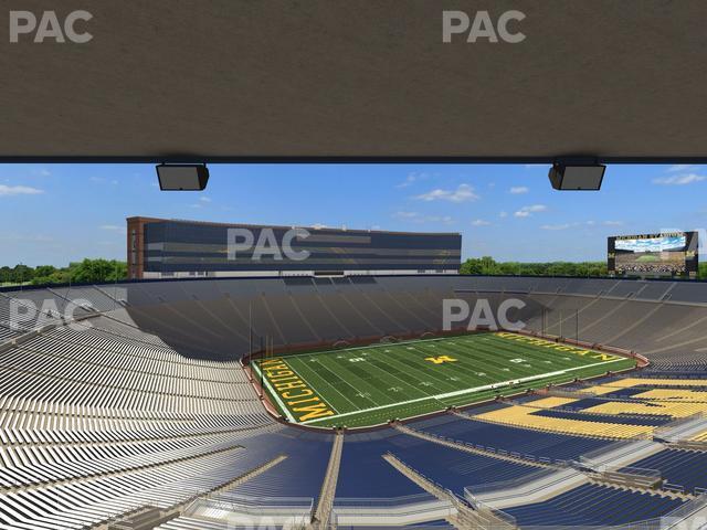 Seating view for Michigan Stadium Section 402