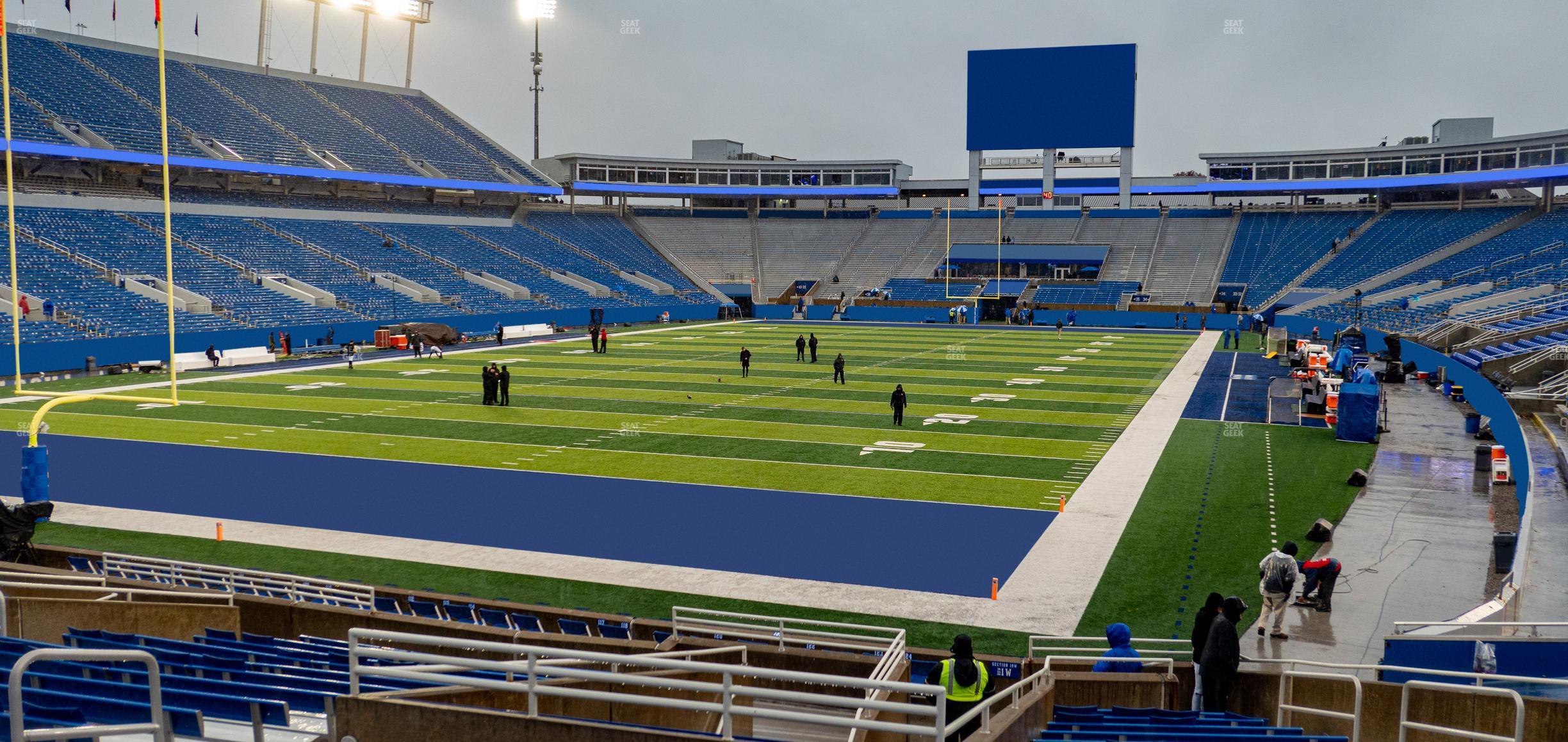 Seating view for Kroger Field Section 19