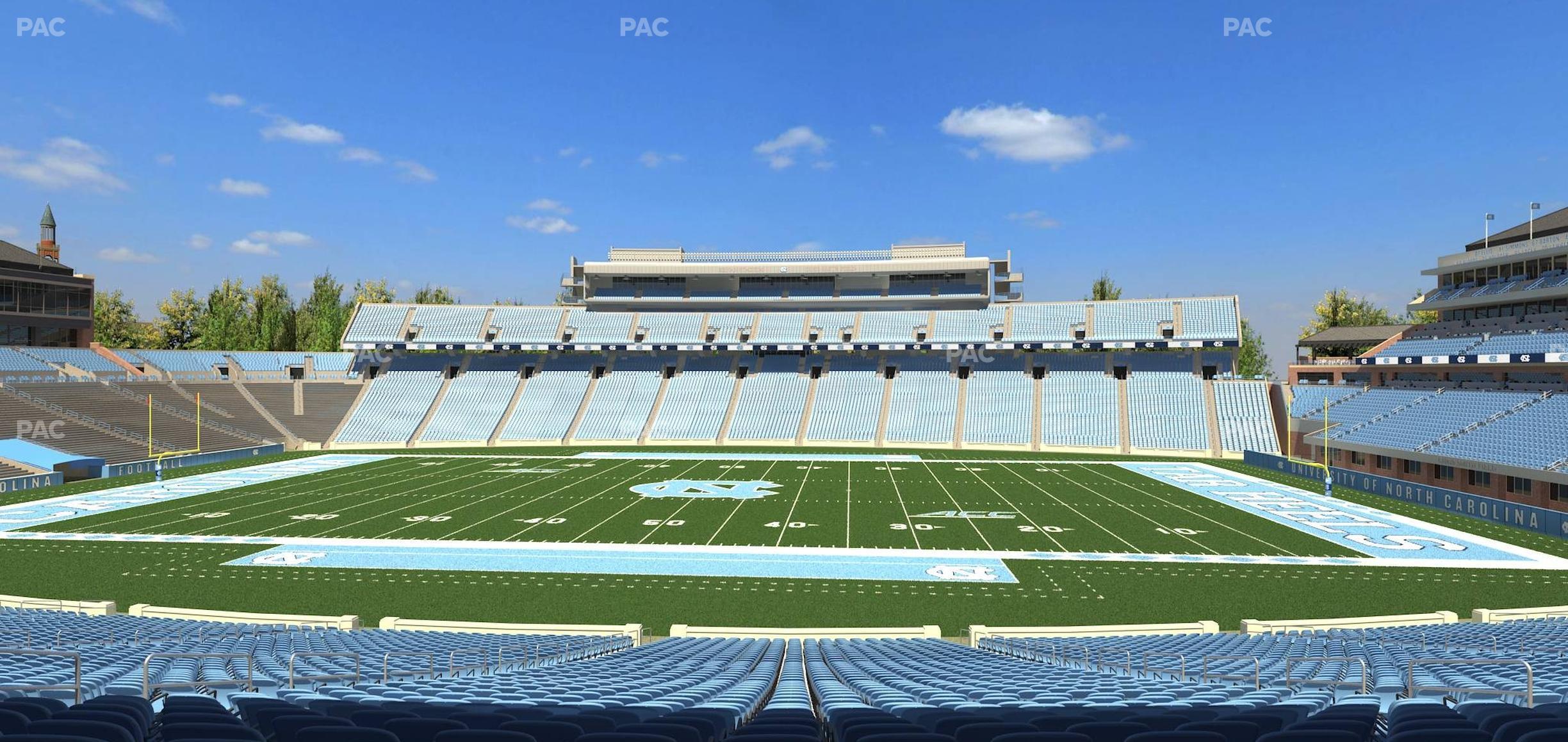 Seating view for Kenan Memorial Stadium Section 126