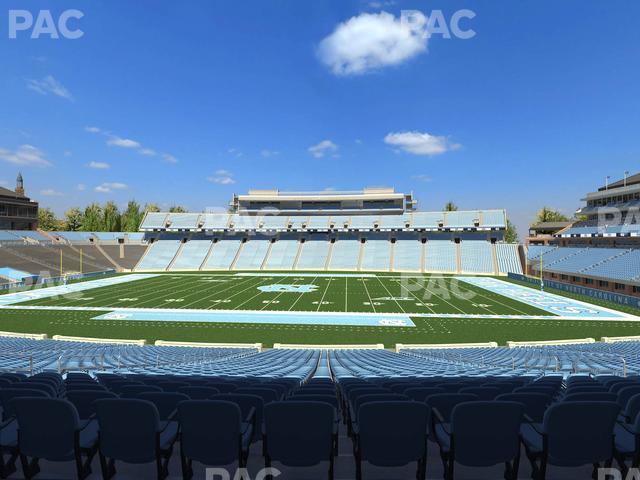 Seating view for Kenan Memorial Stadium Section 126