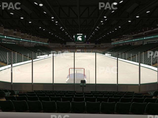 Seating view for Munn Ice Arena Section O