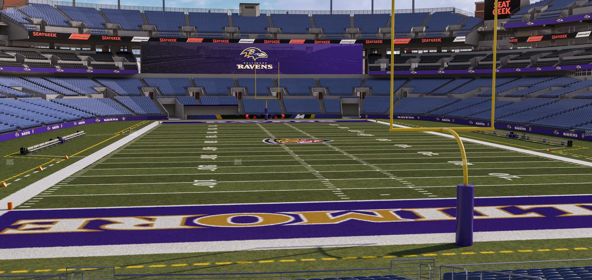 Seating view for M&T Bank Stadium Section 141